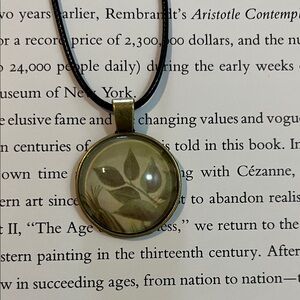 Upcycled Art Pendant 🖼️ The Equatorial Jungle by Rousseau